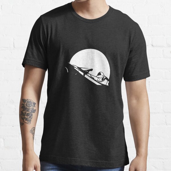 Starman In Space Tesla Roadster (Simplified) Essential T-Shirt