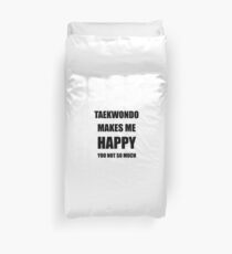 Taekwondo Lover Fan Funny Gift Idea Hobby Duvet Cover