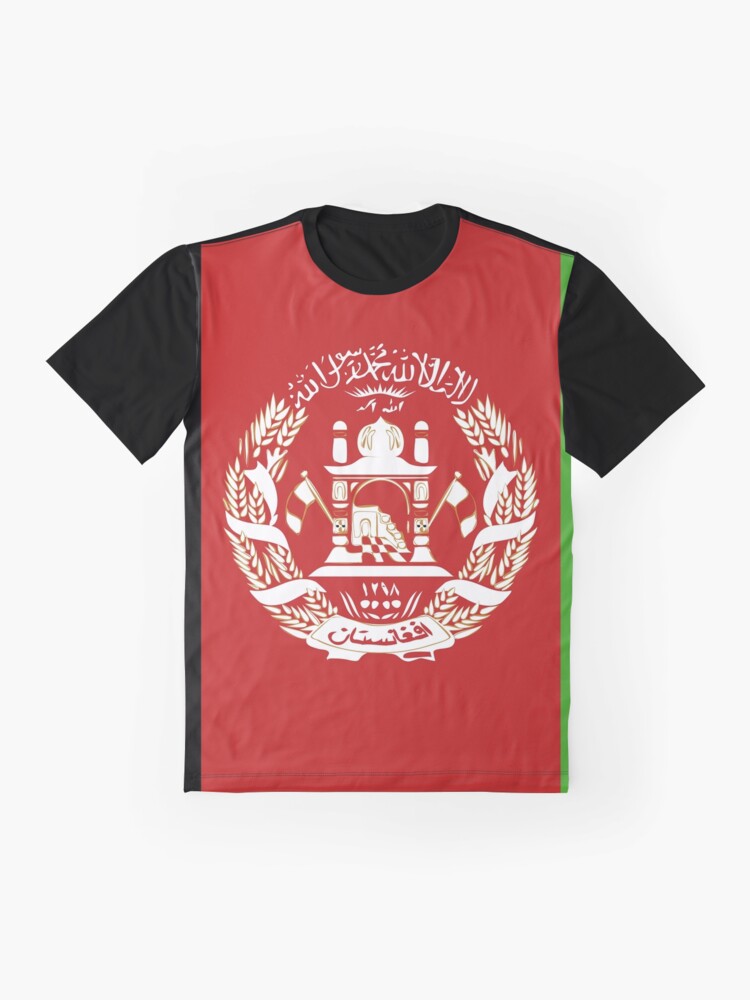 Thumbnail 4 of 5, Graphic T-Shirt, Afghanistan designed and sold by textures-store.