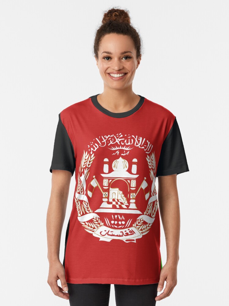 Thumbnail 2 of 5, Graphic T-Shirt, Afghanistan designed and sold by textures-store.