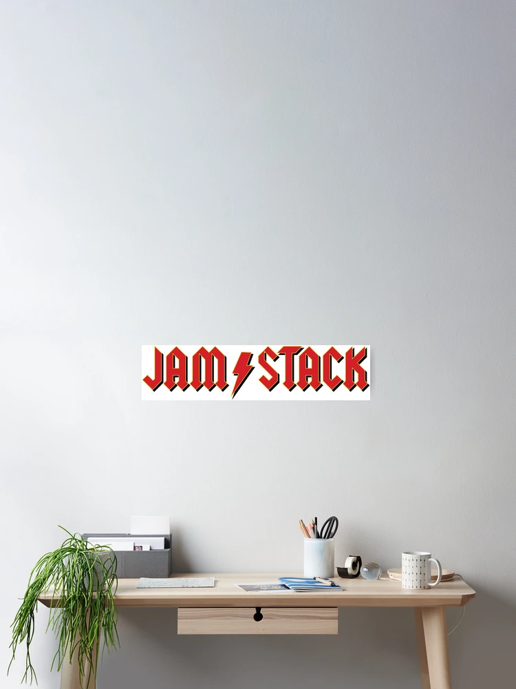 Thumbnail 2 of 3, Poster, JAM STACK Rocker Design designed and sold by Paper Oshi.