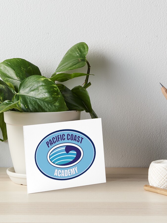 Pca Zoey 101 Pacific Coast Academy Logo Art Board Print By Mavydesigns Redbubble