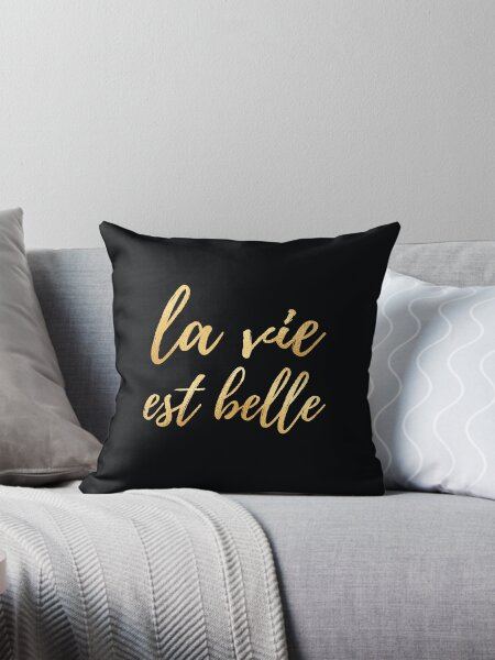 Artikel-Vorschau von La vie est belle – französisches Zitat, designt und verkauft von thelustrous.