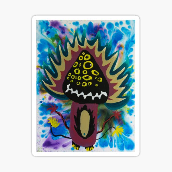 Seed Pine Monster by See Foon Sticker