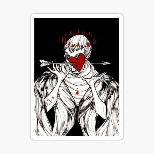 King of Hearts Sticker