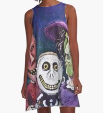 Lock, Shock, Barrel A-Line Dress