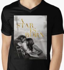 Camiseta para hombre de cuello en v Ha nacido una estrella