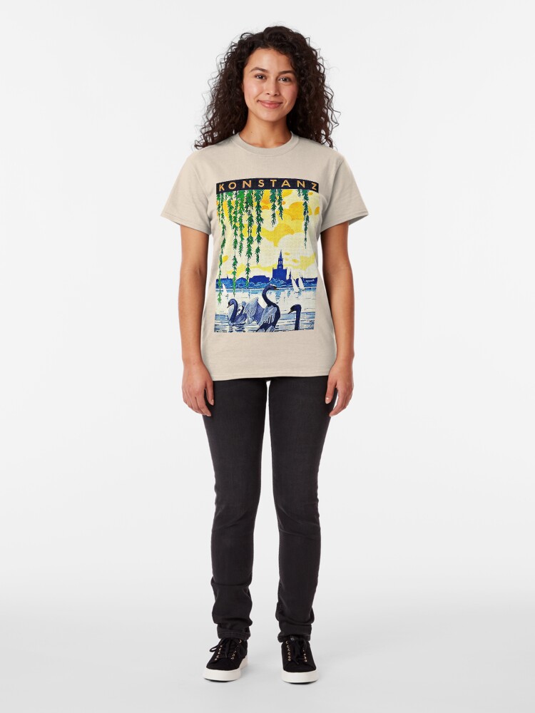 Alternate view of Konstanz am Bodensee Travel Advertisement Classic T-Shirt