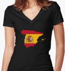 Espana Women's Fitted V-Neck T-Shirt