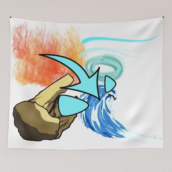 Item preview, Avatar Aang 4 elements, the last airbender designed and sold by BGM by AI.