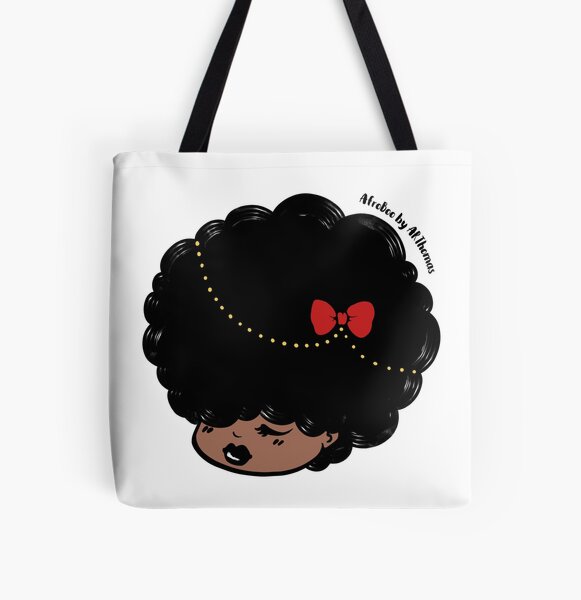 AfroBoo - Big 'Fro All Over Print Tote Bag
