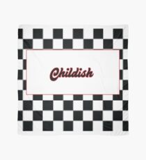 TGFbro Childish Hoodie Checkerboard Scarf