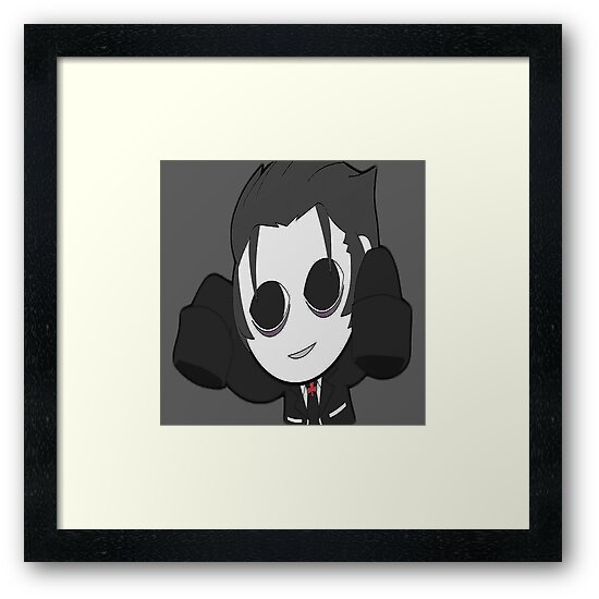 spooky kaiki monogatari series framed art print by pensivecactus redbubble redbubble