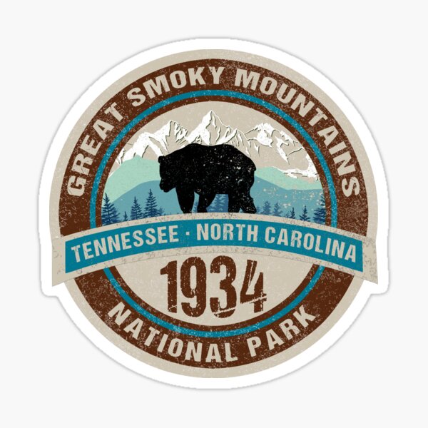 Great Smoky Mountains National Park, Tennessee, North Carolina Sticker