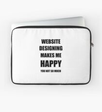 Website Designing Lover Fan Funny Gift Idea Hobby Laptop Sleeve