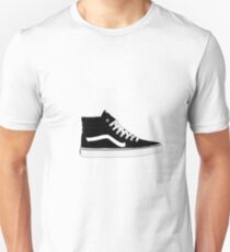 Black Old Skool High Top Vans Shoes Unisex T-Shirt