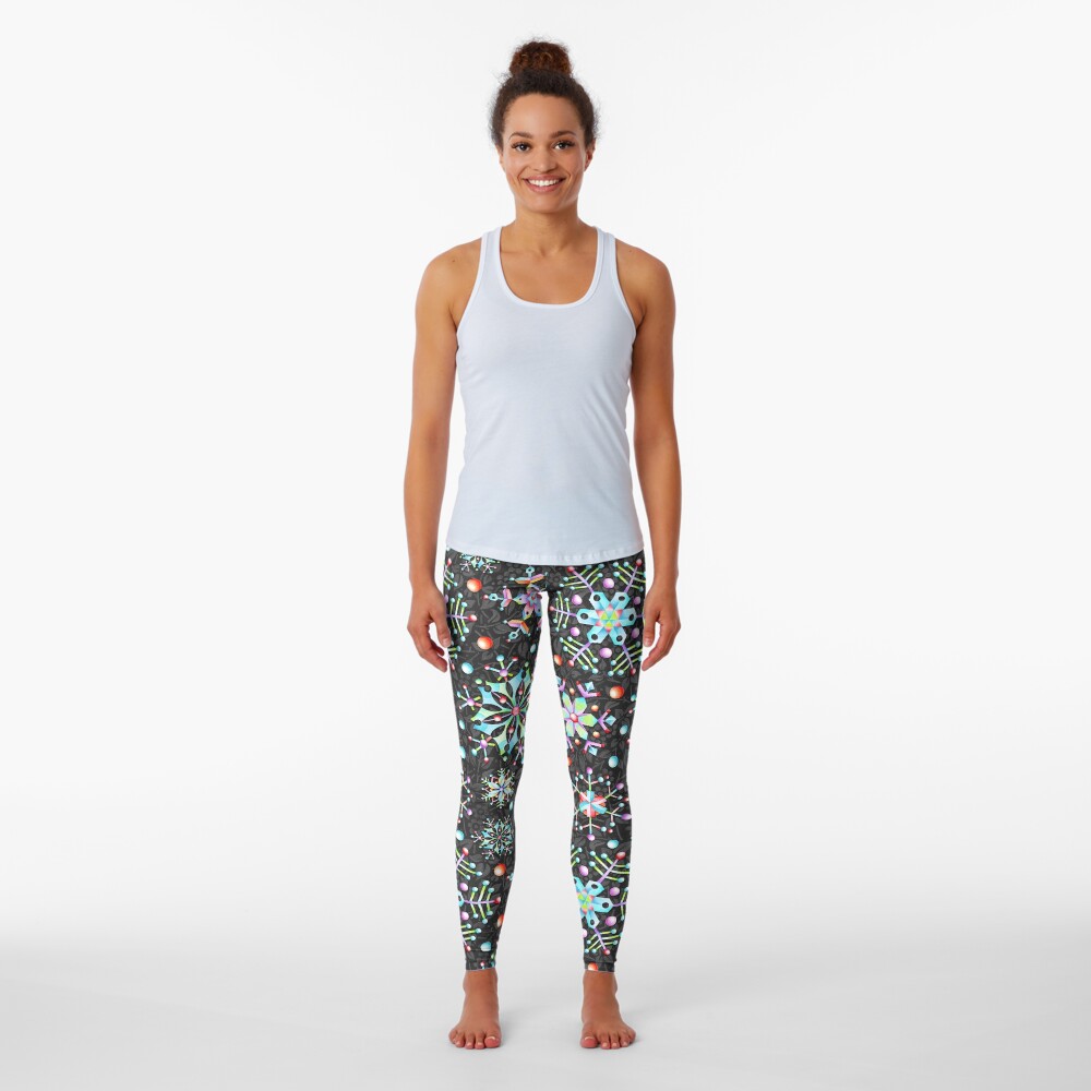Snowflake Kaleidoscope Leggings