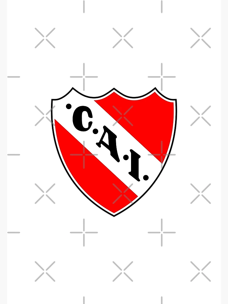 Club Atletico Independiente Flag in Round Shape Isolated with Four