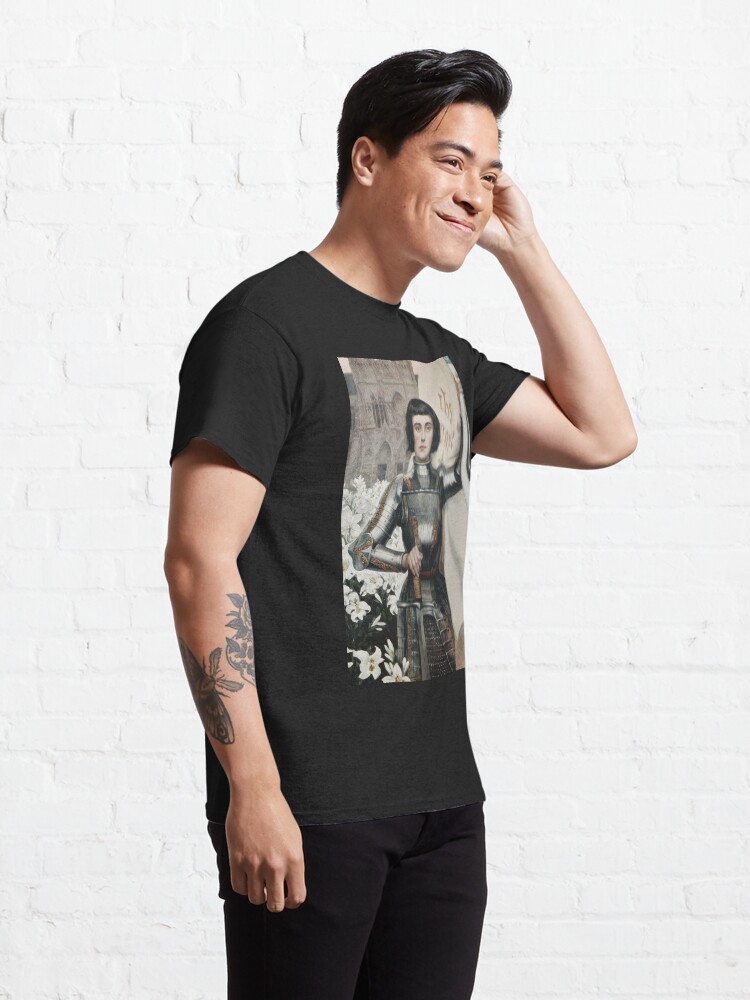 Alternate view of A 1903 engraving of Joan of Arc. Classic T-Shirt