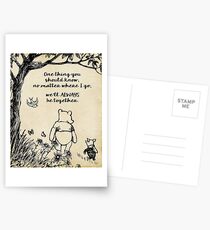 Postales Winnie the Pooh - Siempre estaremos juntos