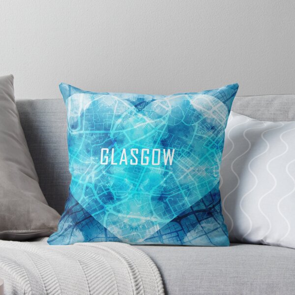 Item preview, A map of Glasgow in the shape of a heart designed and sold by IvonDesign.