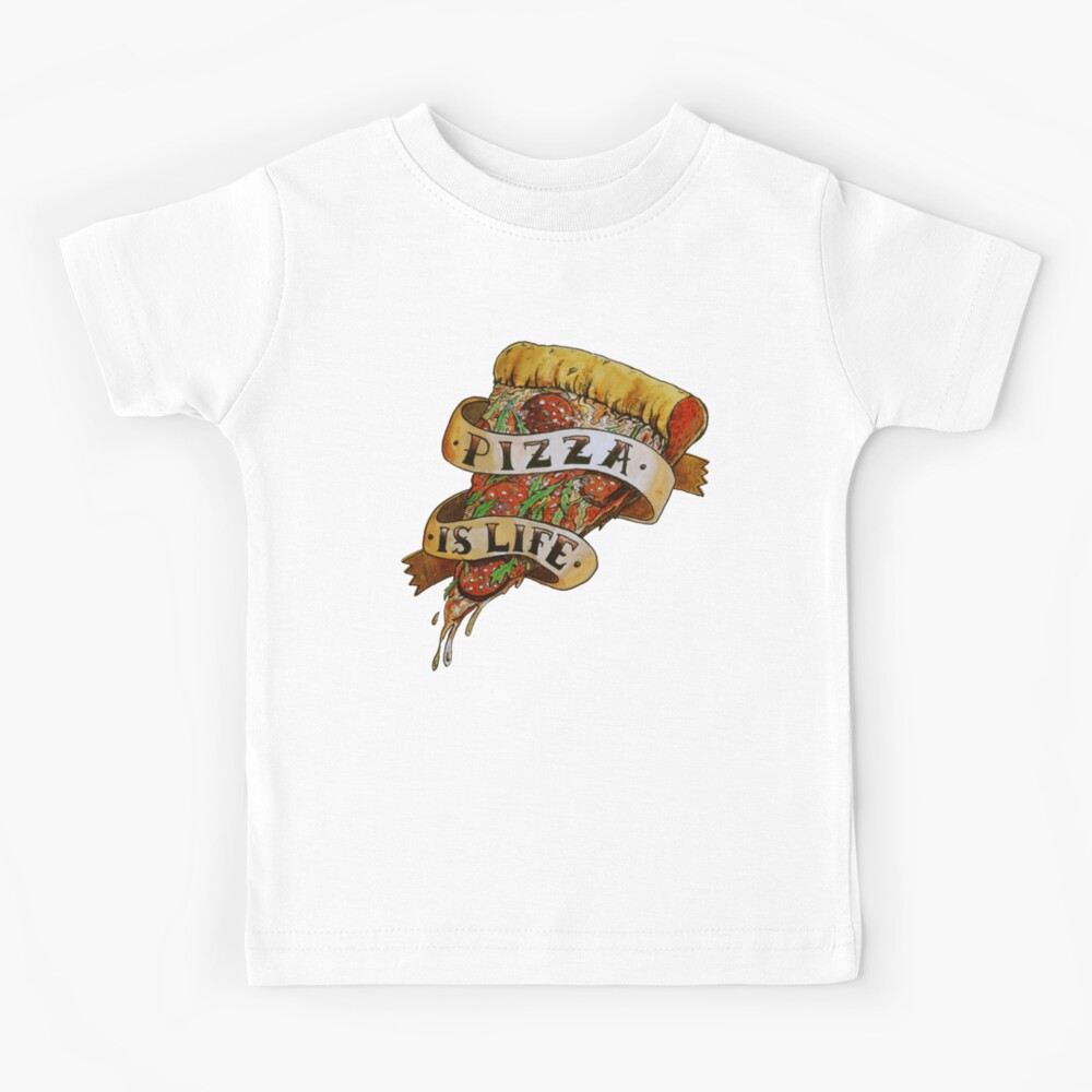Pizza is Life Kids T-Shirt