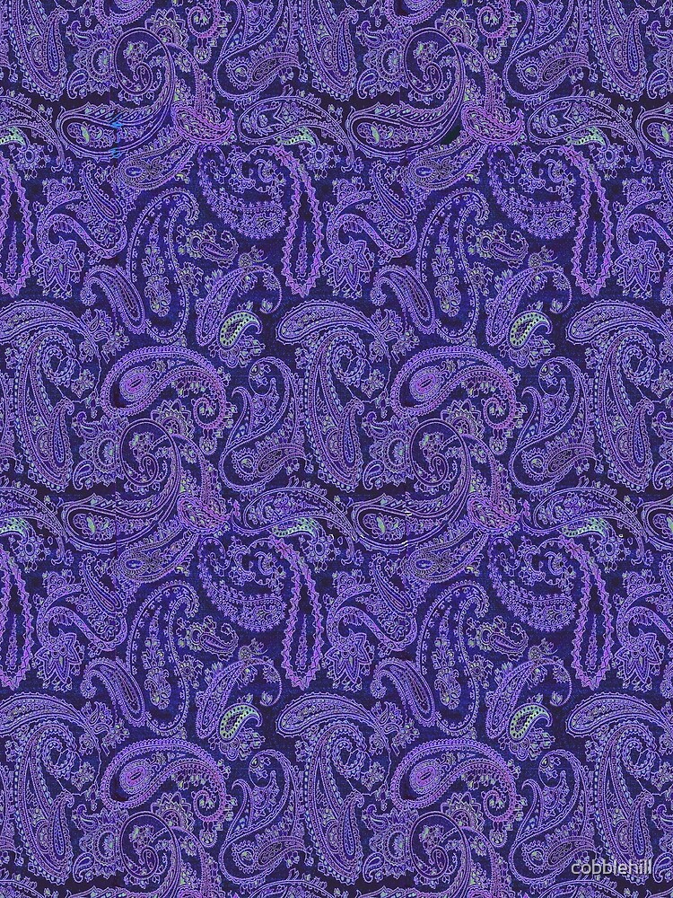 purple paisley by cobblehill