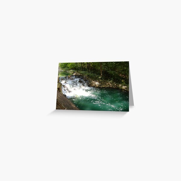 WILLIAMSBURG WATERFALL Greeting Card