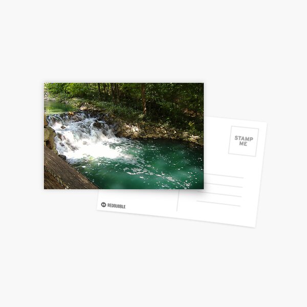 WILLIAMSBURG WATERFALL Postcard