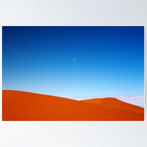 Red dune landscape of central Australia Poster