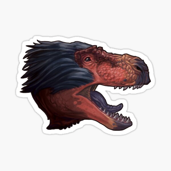 Item preview, Tyrannosaurus rex (fluffy) designed and sold by CoffeeBlack Illustration.