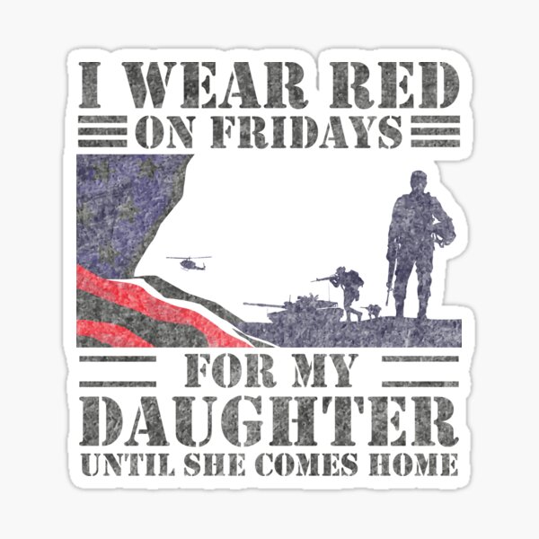 Item preview, Red Friday Shirts For Veteran Military Daughter Remember Everyone Deployed T-Shirt Gift designed and sold by mrsmitful.