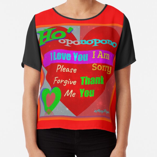 Ho'oponopono Chiffon Top