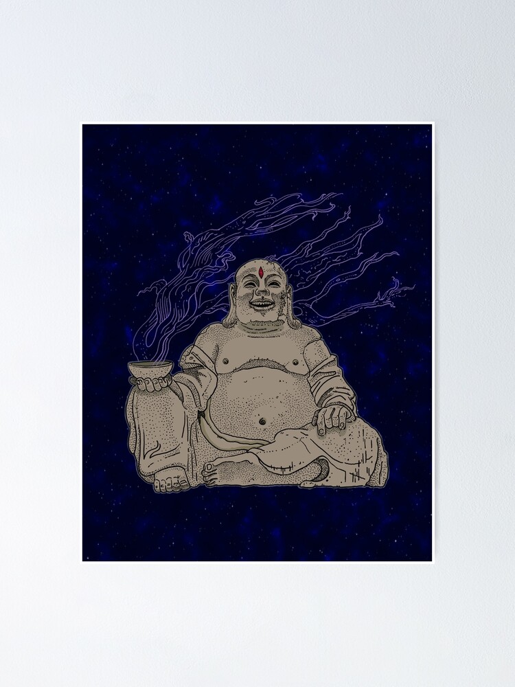 Alternate view of Alien Buddha Poster