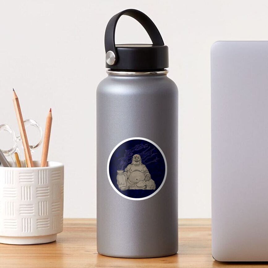 Alien Buddha Sticker