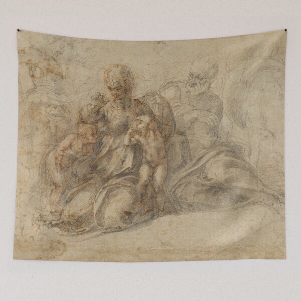 Item preview, Michelangelo • The Holy Family designed and sold by abbazabba.