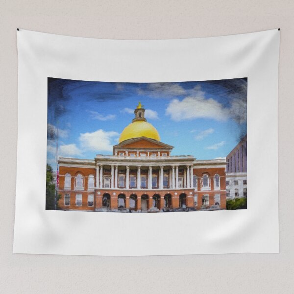 Item preview, Oil Boston State House designed and sold by dbvirago.