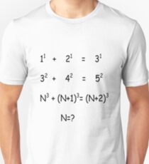 #Math #algebra #arithmetics #equations #formulae #equation #formula #question #problem #solution #text #blackandwhite #scribble #illustration #sketch #vector #symbol #alphabet #monochrome #bright Unisex T-Shirt