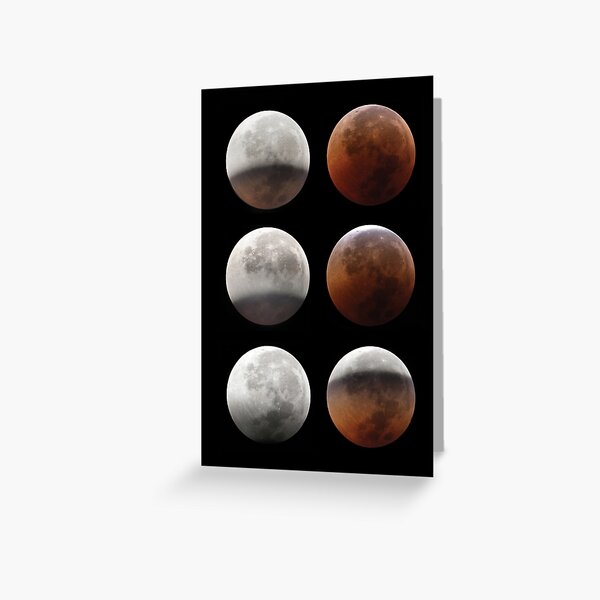 Supermond Grußkarte