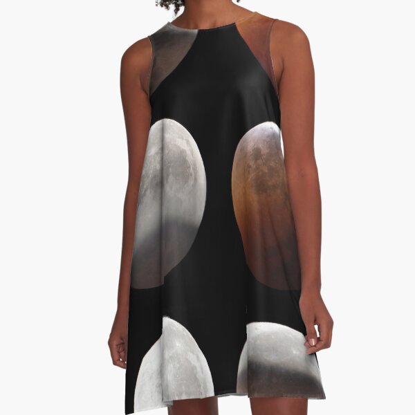 Super blood moon A-Line Dress