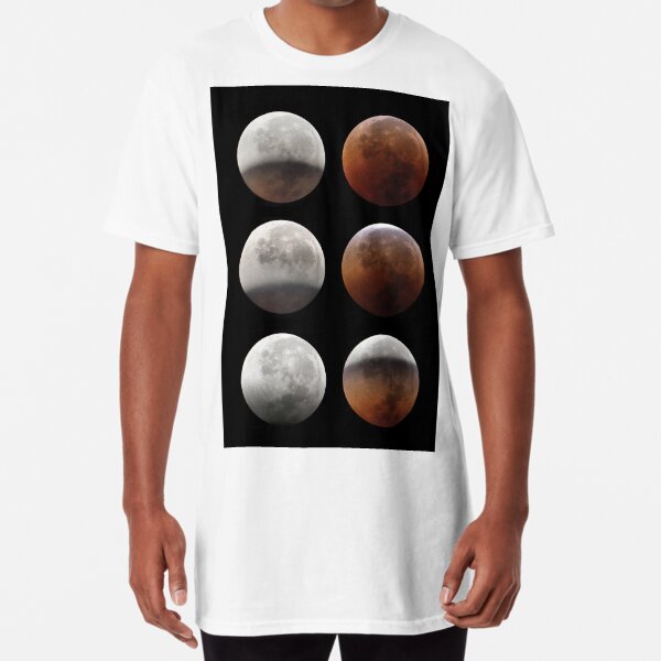 Super blood moon Long T-Shirt