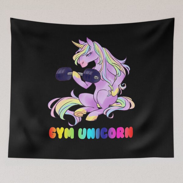 Item preview, Gym Unicorn weightlifting designed and sold by DBA-Dezines.
