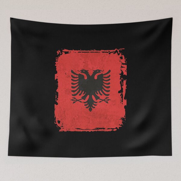 Item preview, Albania Flag designed and sold by cidolopez.