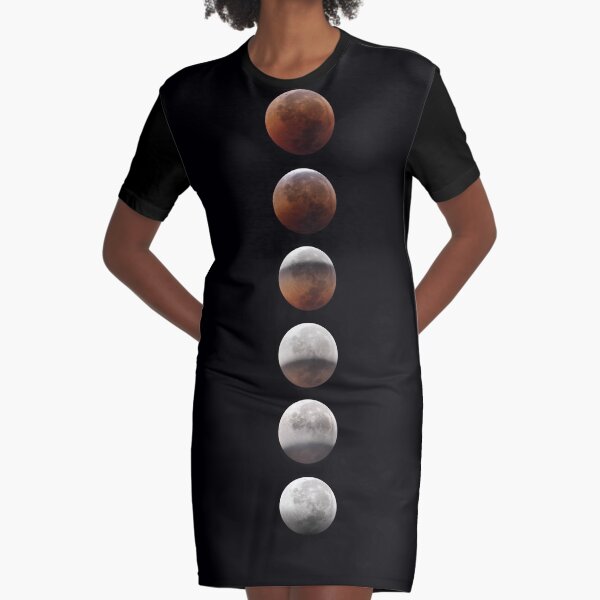 Supermond - Reihe T-Shirt Kleid