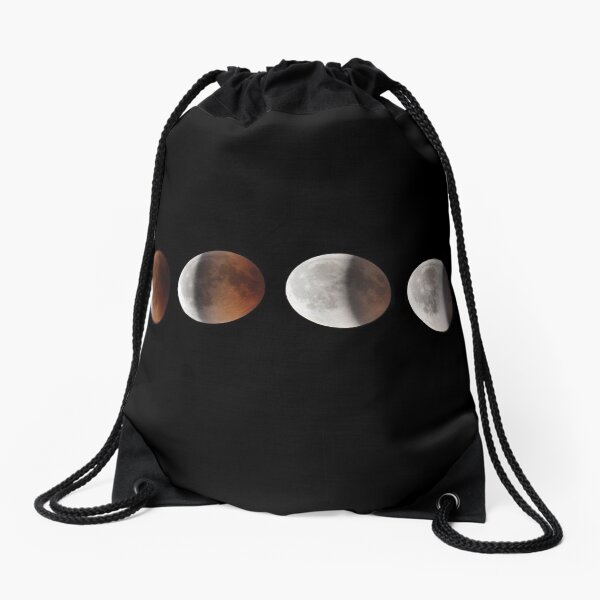 Super blood moon Drawstring Bag