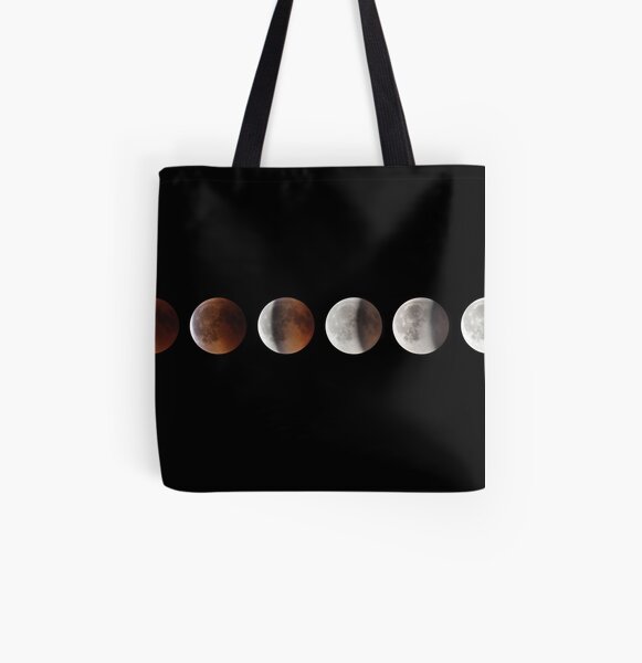 Super blood moon All Over Print Tote Bag