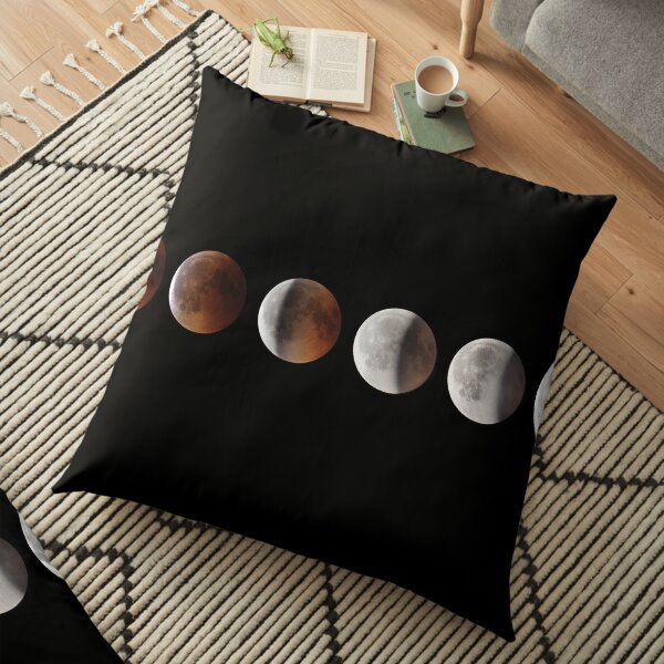 Super blood moon Floor Pillow