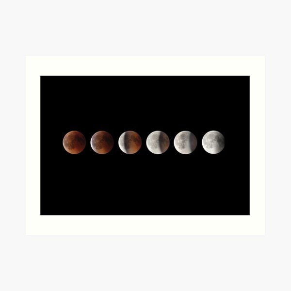 Supermond - Reihe Kunstdruck