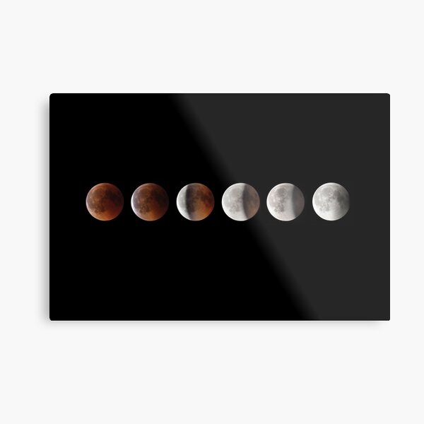 Super blood moon Metal Print