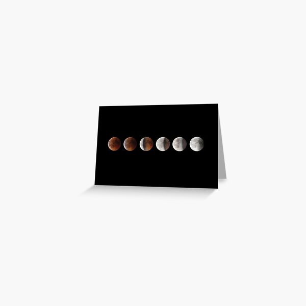 Supermond - Reihe Grußkarte